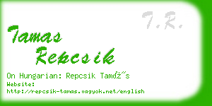 tamas repcsik business card